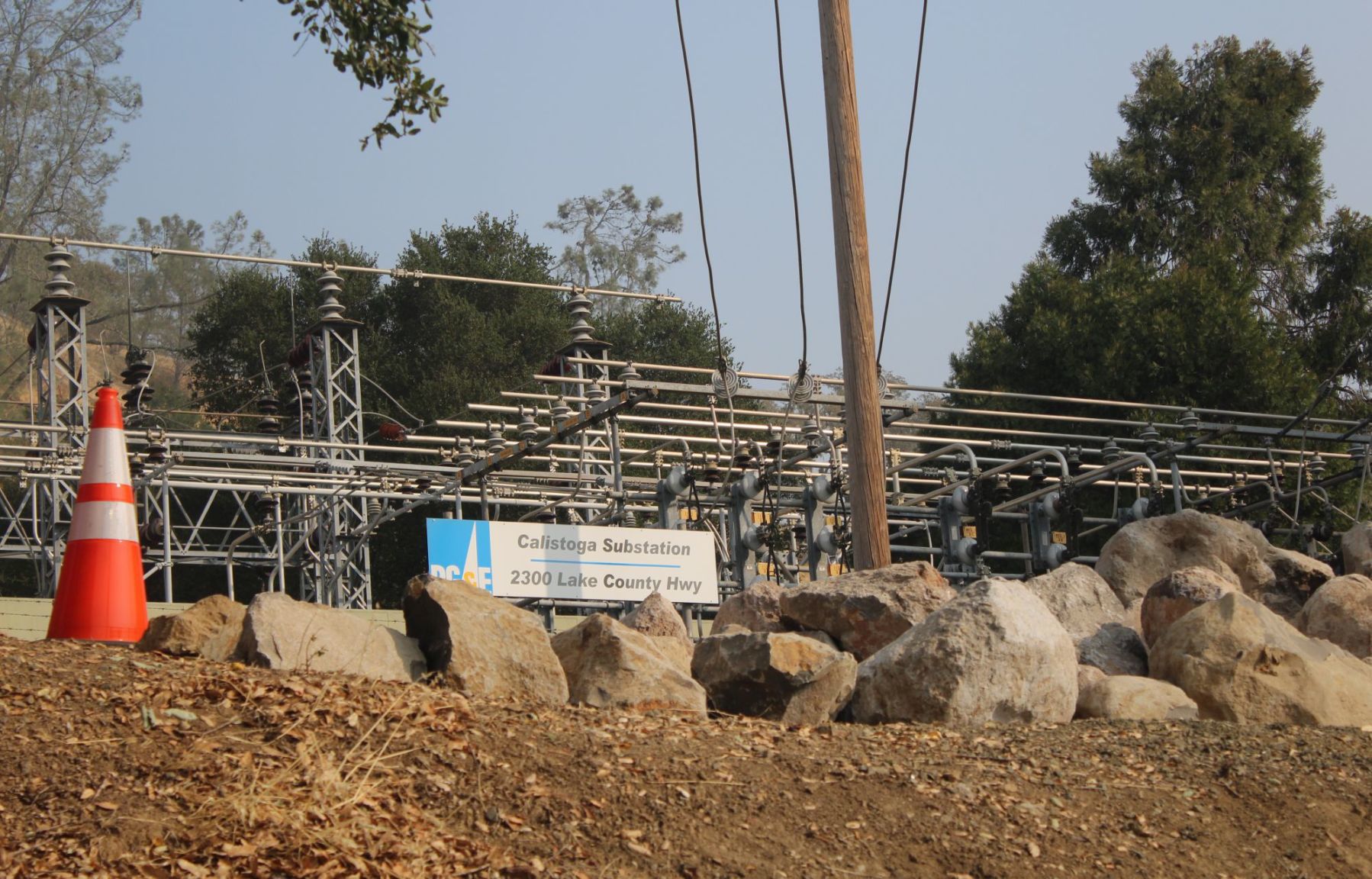 PG&E Calistoga substation